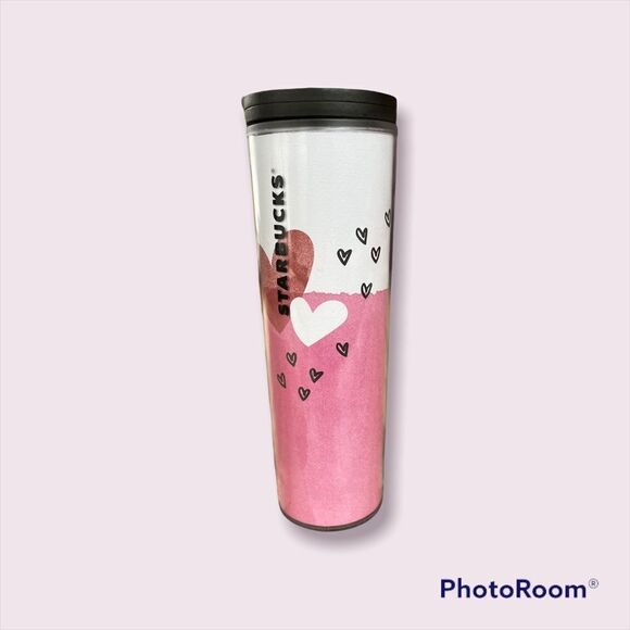 Starbucks Painted Hearts Tumbler 2016 - Picture 1 of 4